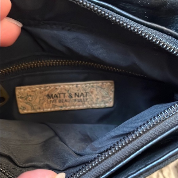 Matt & Nat Black and Yellow Geometric Clutch - Picture 2 of 4